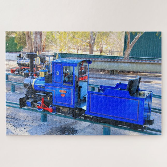 Puzzle Motores de trenes de vapor en miniatura (Horizontal)