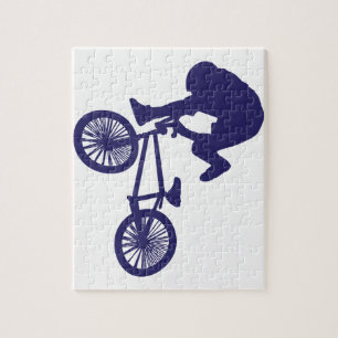 Puzzle Motorista de BMX