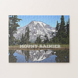 Puzzle Mount Rainier - Estado de Washington