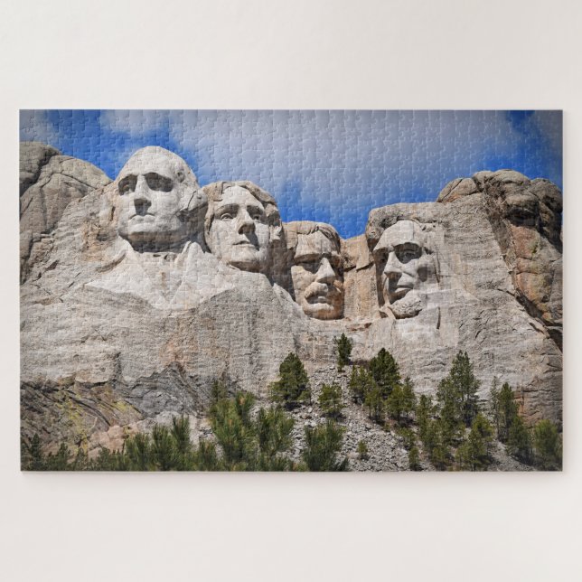 Puzzle Mount Rushmore - Dakota del Sur - 20x30 - 1014 pcs (Horizontal)