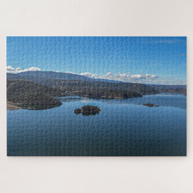 Puzzle Mountain Lake Reflection Utah Scenics Estados Unid (Horizontal)