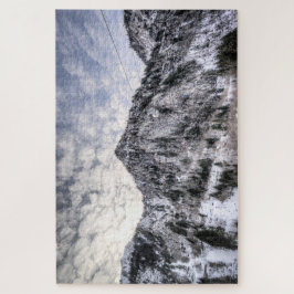 Puzzle Mountain Levanta Vista De Nieve