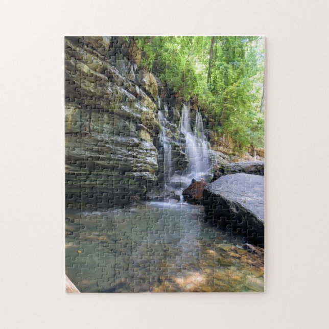 Puzzle Mountain Stream Swimming Hole - 11x14 inch (Vertical)