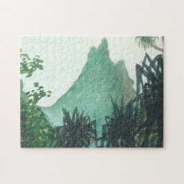Puzzle Mountain View de la playa de Kee'e