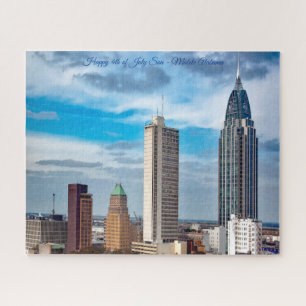 Puzzle Móvil Alabama Feliz 4 de Julio Hijo