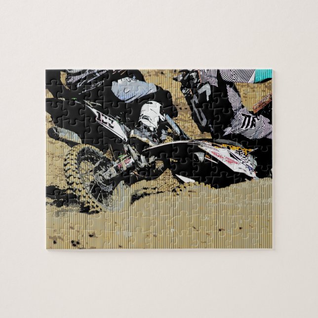 Puzzle Movimiento interno - Racers de bicicleta sucia (Horizontal)