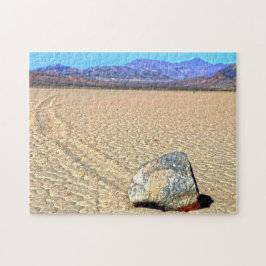 Puzzle Moving Stones Death Valley California.