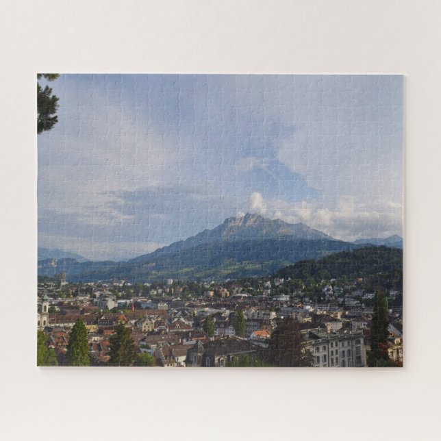 Puzzle Mt. Pilatus - Alfalfa, suizo - 16x20 - 520 PC (Horizontal)
