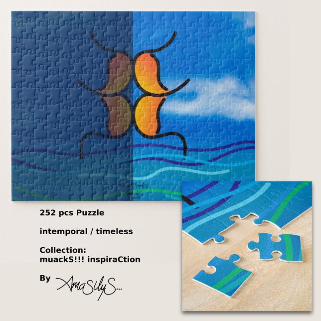 Puzzle muackS-AmaSilyS-252 pcs Art intemporal / atemporal (Enjoy your free time and stimulate your mind by putting together this beautiful art puzzle!)