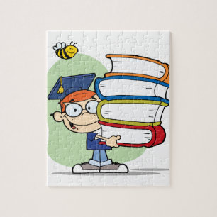Puzzle Muchacho de la graduación