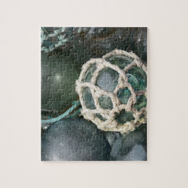 Puzzle Muchas carrozas de pesca de vidrio, Alaska (Vertical)