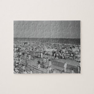 Puzzle Muchedumbre en la playa
