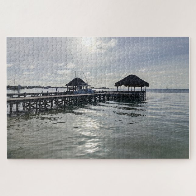 Puzzle Muelle con Palapas (Horizontal)