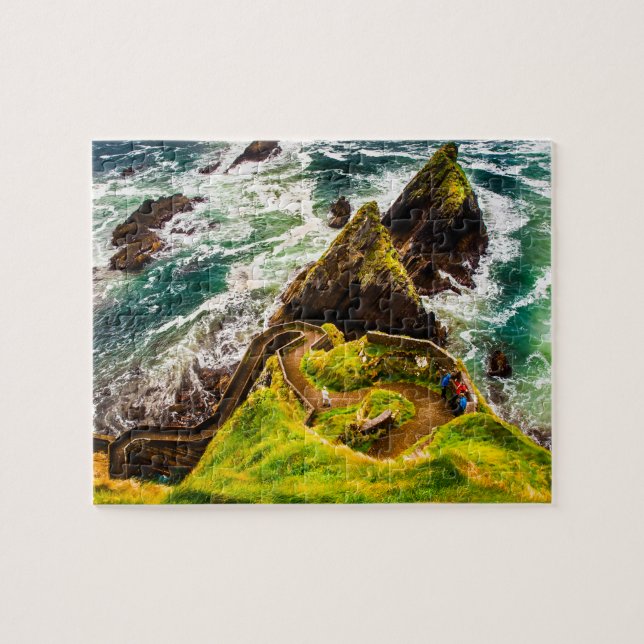 Puzzle Muelle de Dunquin Dingle Irlanda. (Horizontal)