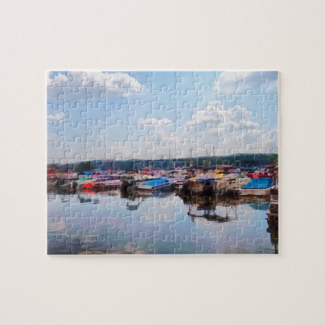 Puzzle Muelle de la ciudad de Canandaigua (Horizontal)