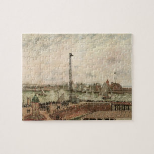 Puzzle Muelle del Piloto, Le Havre, Brumoso de Camille Pi