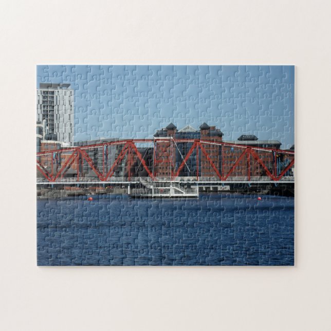 Puzzle muelles de Salford Manchester docks. (Horizontal)