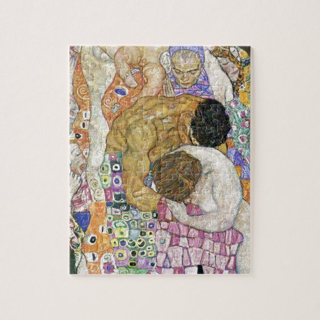 Puzzle Muerte y vida de Gustavo Klimt (Vertical)