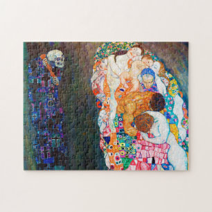 Puzzle Muerte y vida, Gustav Klimt