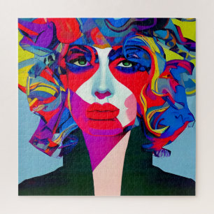 Puzzle Mujer abstracta