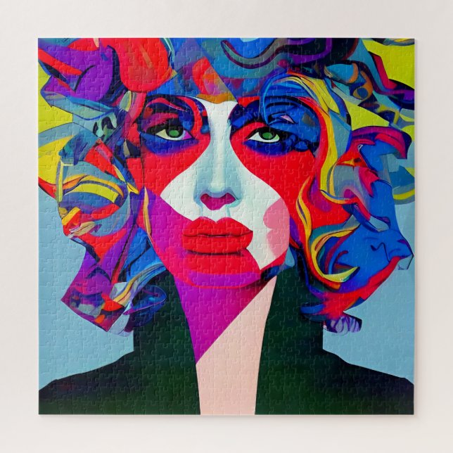 Puzzle Mujer abstracta (Vertical)