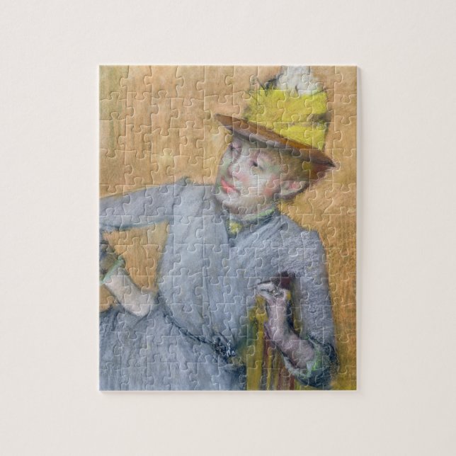 Puzzle Mujer asentada el | de Edgar Degas, 1887 (Vertical)