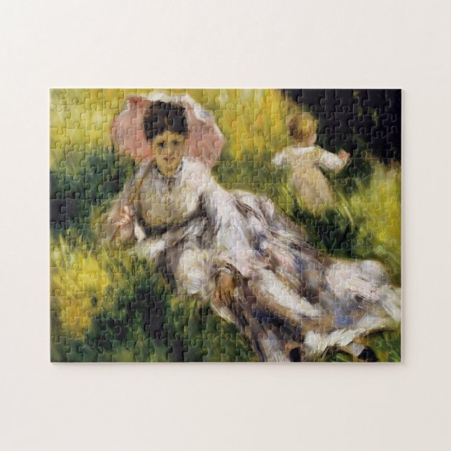 Puzzle Mujer con Bella Artes de Parasol Renoir (Horizontal)