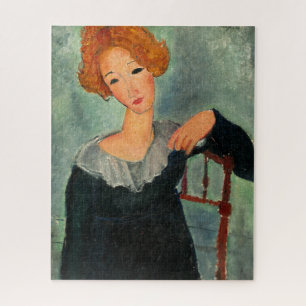 Puzzle Mujer con cabello rojo de Amedeo Modigliani