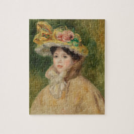 Puzzle Mujer con capelina por Pierre Auguste Renoir