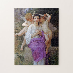 Puzzle Mujer con Cupido, Bouguereau