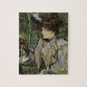 Puzzle Mujer con guantes de Toulouse-Lautrec