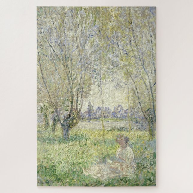 Puzzle Mujer con guantes, Monet 1880 (Vertical)