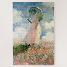 Mujer con Parasol Claude Monet