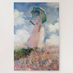 Puzzle Mujer con Parasol, Claude Monet, 1886