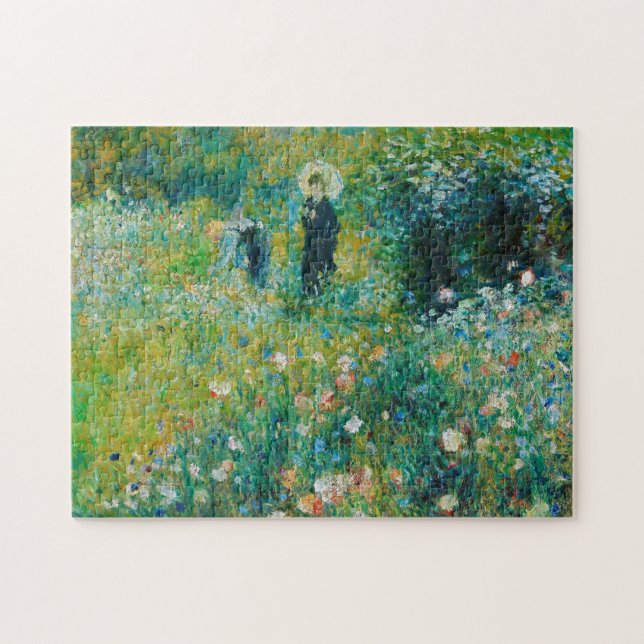 Puzzle Mujer con Parasol, Jardín, Renoir (Horizontal)