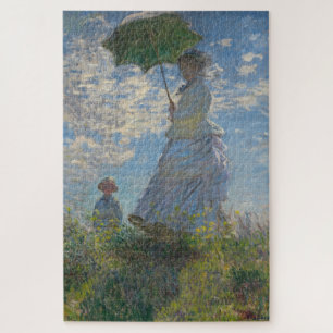 Puzzle Mujer con parasol - Madame Monet y su hijo