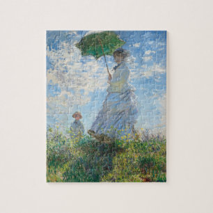 Puzzle Mujer con Parasol, Madame Monet y su hijo