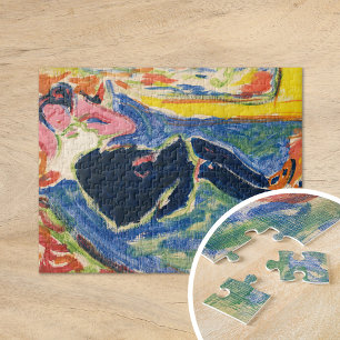 Puzzle Mujer con valores negros   Ernst Ludwig Kirchner