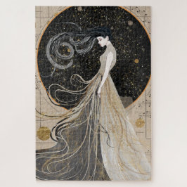 Puzzle Mujer cósmica onírica musa celeste
