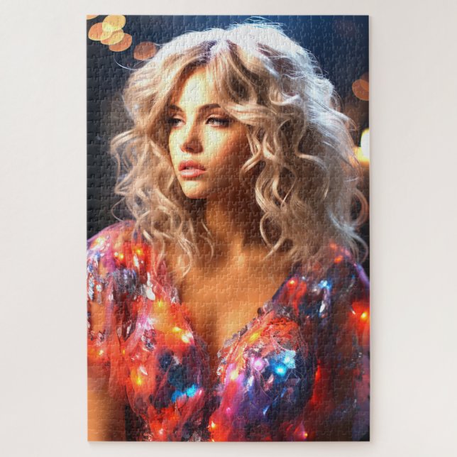 Puzzle Mujer de IA (Vertical)
