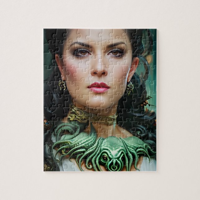 Puzzle mujer de la diosa de cthulhu (Vertical)