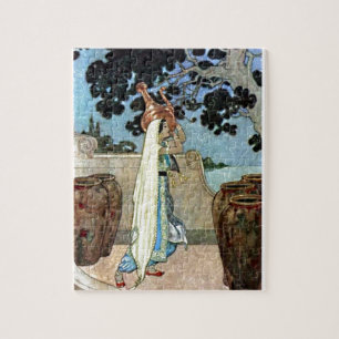 Puzzle Mujer de las noches árabes en el Ilustracion del p