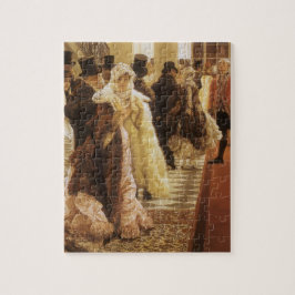 Puzzle Mujer de moda por Tissot, vintage arte victoriano