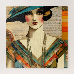 Puzzle Mujer de moda vintage