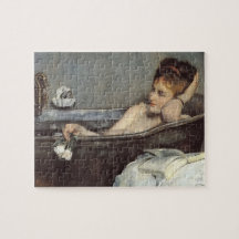 Mujer elegante en el baño (por Alfred Stevens)