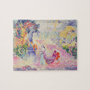 Puzzle Mujer en el parque, 1909 (aceite en lona)