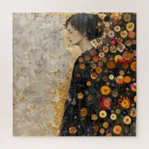 Puzzle Mujer en flores