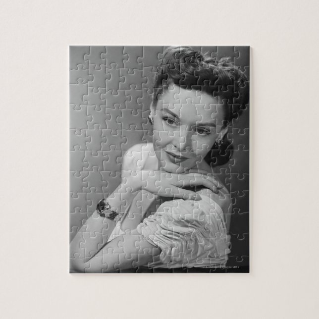 Puzzle Mujer en vestido de noche (Vertical)