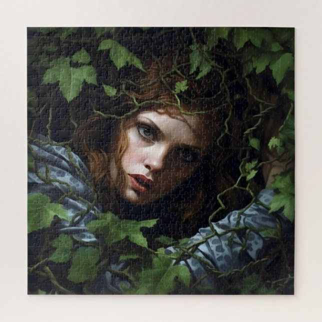 Puzzle Mujer forestal (Vertical)