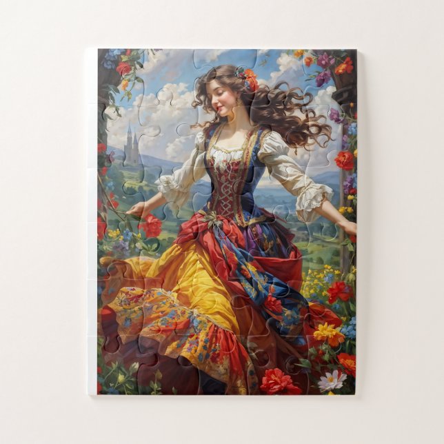 Puzzle Mujer gitana bailando (Vertical)